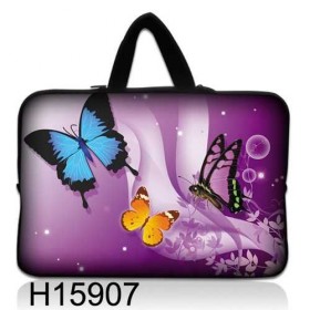 Huado taška na notebook do 12.1" Motýle vo fialovej