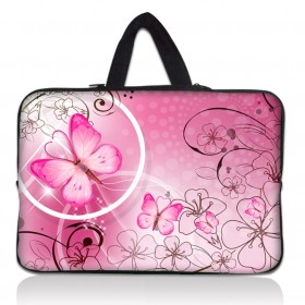 Huado taška na notebook do 10.2" Motýlik ružový