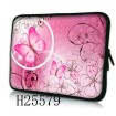Huado púzdro na notebook do 12.1" Rúžový motýľ