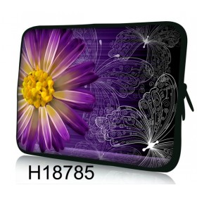 Huado púzdro na notebook do 14.4" Gerbera a motýle