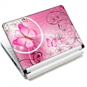 Huado samolepka, skin na notebook 12"-15,6" Rúžový motýľ