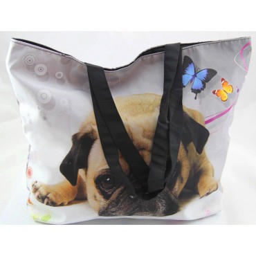 Huado nákupná a plážová taška - Polka dots