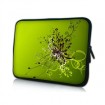 Huado púzdro na notebook do 14.4" Zelený rozkvet