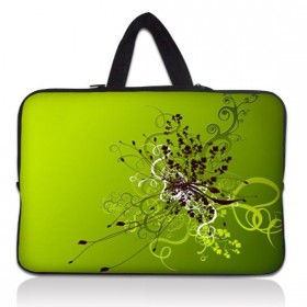 Huado taška pre notebook do 13.3" Zelený rozkvet