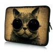 Huado púzdro pre notebook do 15.6" Mačka s okuliarmi