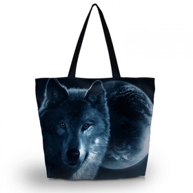 Nákupní a plážová taška Huado V znamení vlka