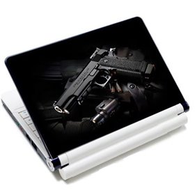 Huado fólia na notebook 16"-17" Revolver 9 mm