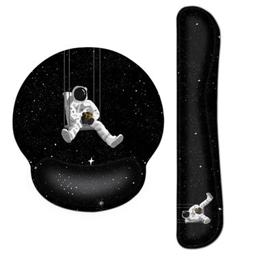 Huado Set podložka pod myš a zápästie Kozmonaut