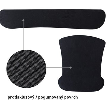 Huado Set podložka pod myš a zápästie Fialové kvety