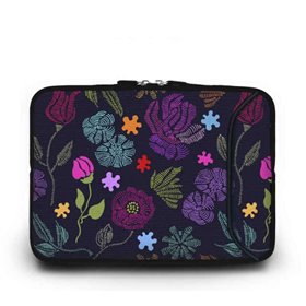 Huado Carry púzdro na notebook 15.6" Embroidery flowers