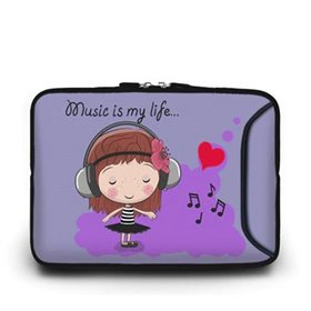 Huado Carry puzdro na notebook 15.6" Music is my life