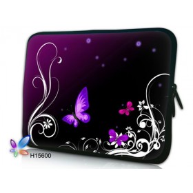 Huado púzdro na notebook do 10.2" Purpurové motýle