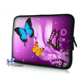 Huado púzdro na notebook do 10.2" Motýle vo fialovej