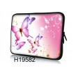 Huado púzdro na notebook do 13.3" Ružové motýle
