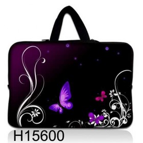 Huado taška na notebook do 12.1" Purpurové motýle