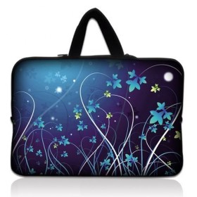 Huado taška na notebook do 13.3" Modré kvety
