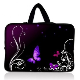 Huado taška na notebook do 15.6" Purpurové motýle