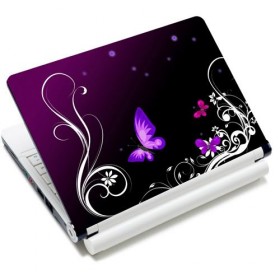 Huado samolepka, skin na notebook 12"-15,6" Purpurové motýle