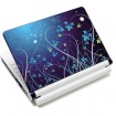 Huado samolepka, skin na notebook 12"-15,6" Modré kvety